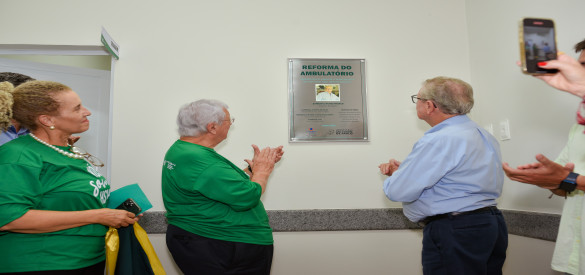 Cerimonia marca a entrega da 1ª etapa de reforma do HSVP pelo Instituto