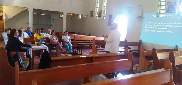 Colaboradores do setor de higienização e limpeza do HSVP passam por processo de capacitação