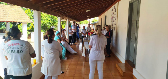 Comemoração no Hospital São Vicente de Paulo