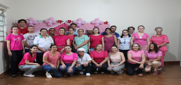 HSVP desenvolveu ações em relação ao Outubro Rosa com os colaboradores do Hospital com o tema: Cuide da Mulher que é Você!