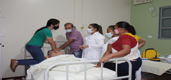 HSVP promove mini curso de animação cardíaca para profissionais da saúde do hospital