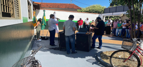 Nova diretoria do HSVP participou da instalação da nova sede do centro de especialidades do município