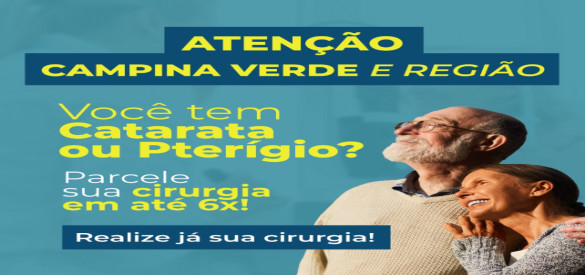 Oportunidade única: HSVP vai realizar mutirão de cirurgias de catarata e pterígio com preço especial