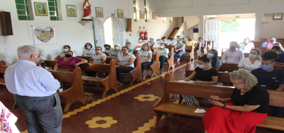 Presidente do INDSH participou de reunião com colaboradores do Hospital São Vicente de Paulo