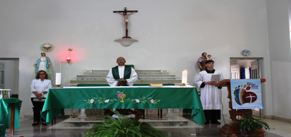 Primeiro dia do tríduo pascal em comemoração aos 80 anos do HSVP aconteceu neste sábado dia 14/10