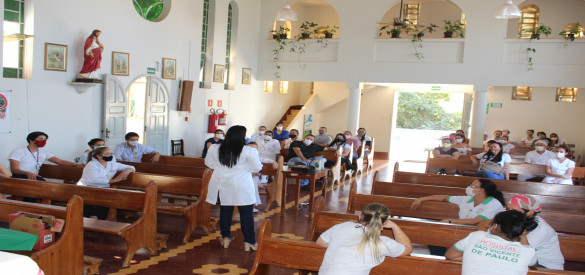 Protocolos da Covid-19 foi tema da palestra de encerramento da Semana da Saúde do Hospital São Vicente de Paulo