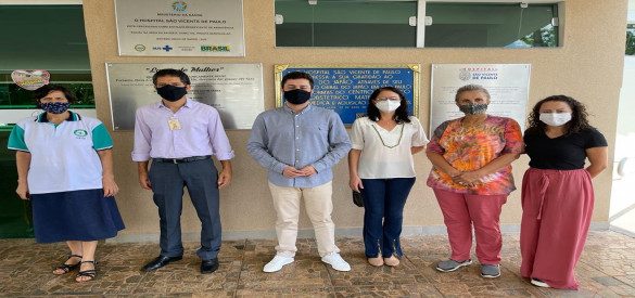 Representantes do INDSH realizam reunião com o diretor da GRS para firmar convênio com o Governo de Estado